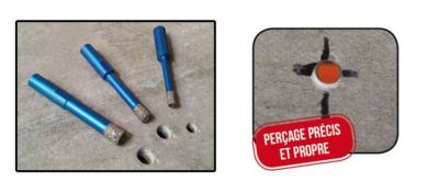 Foret diamant pour carrelage - ING Fixations - Fixations